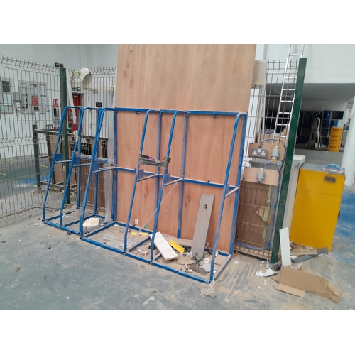 63 - Approximately 30 trolleys, stands, benches and tables. Item is offered for sale in situ at Wellingbo... 