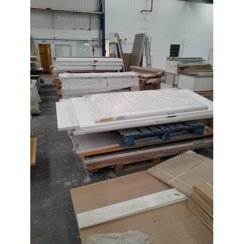 7 - Thirteen pallets holding approximately 260 exterior doors in total. Manufacturers include Howdens, I... 