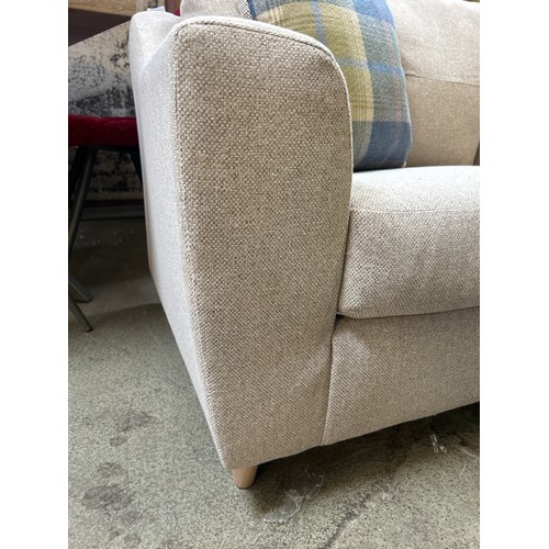 1512 - Oatmeal weave mini loveseat