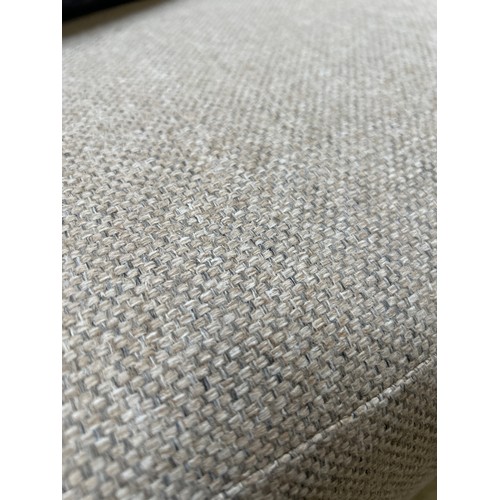 1512 - Oatmeal weave mini loveseat