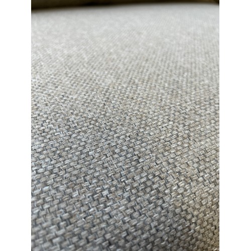 1513 - Oatmeal weave two seater sofa