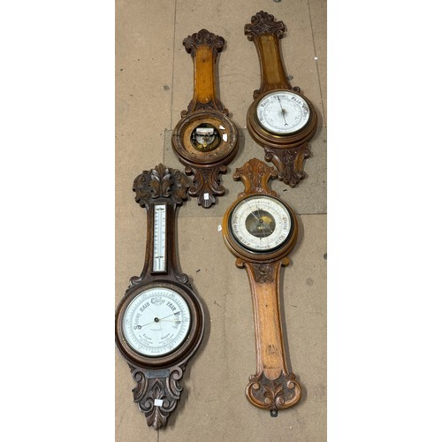 407A - Four assorted barometers, a/f