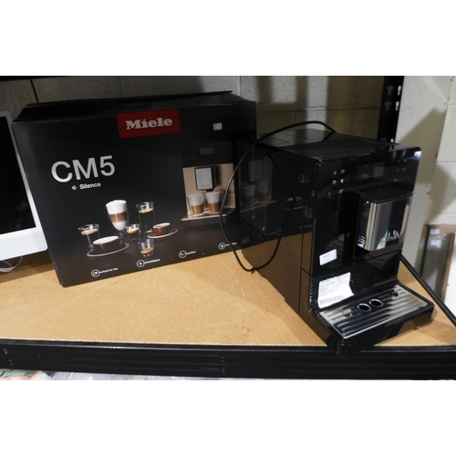 3003 - Miele Bean To Cup Coffee Machine - Model Cm5  - This lot requires a UK adaptor *This lot is subject ... 