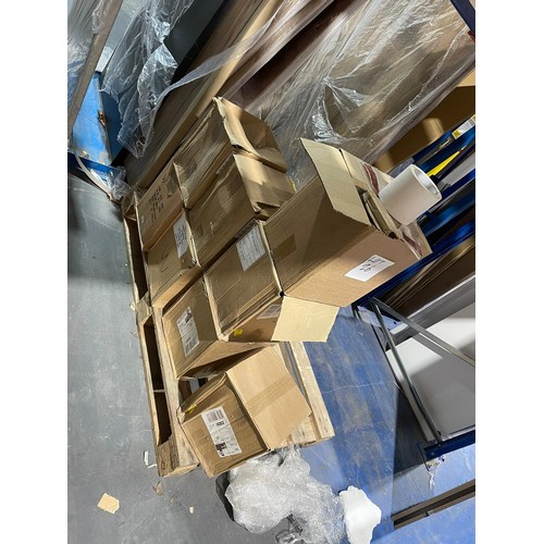 26 - Eight boxes of white line marking tape. Lot is offered for sale in situ at Wellingborough, Northampt... 