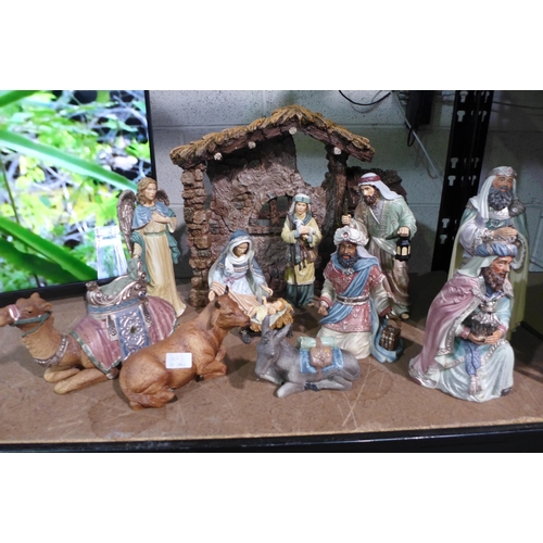 3023 - Kirkland Signature Nativity Set - Damaged (326-387) *This lot is subject to vat