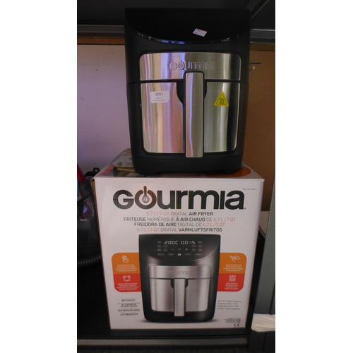 3051 - Gourmia Air Fryer 7Qt - This lot requires a UK adaptor  (326-68) This lot is subject to vat