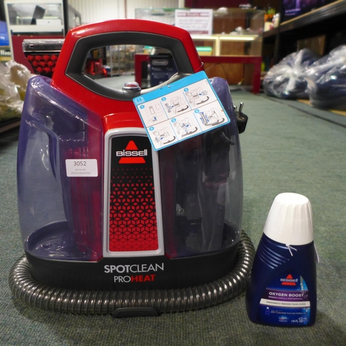 3052 - Bissell Spotclean Proheat - This lot requires a UK adaptor (326-64) *This lot is subject to VAT