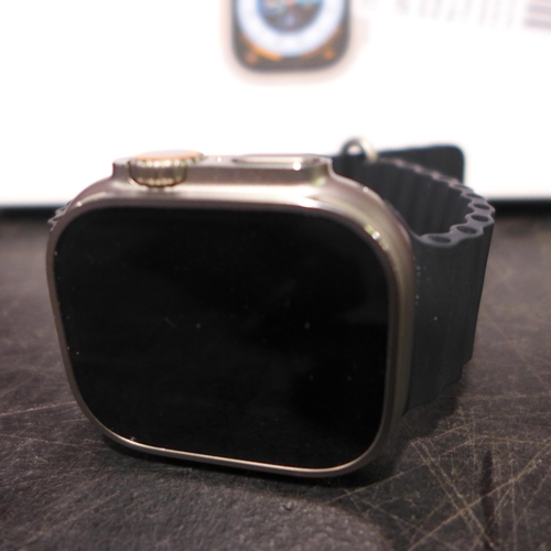 3148 - Apple Ultra GPS Smart Watch With Box And Charger - This lot requires a UK adaptor,  (326-107) This l... 