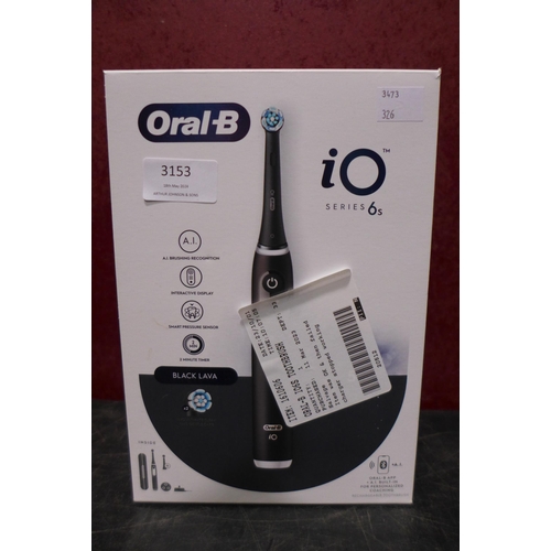 3153 - Oral-B Io6S Toothbrush  - Device Only  (326-229) This lot is subject to vat