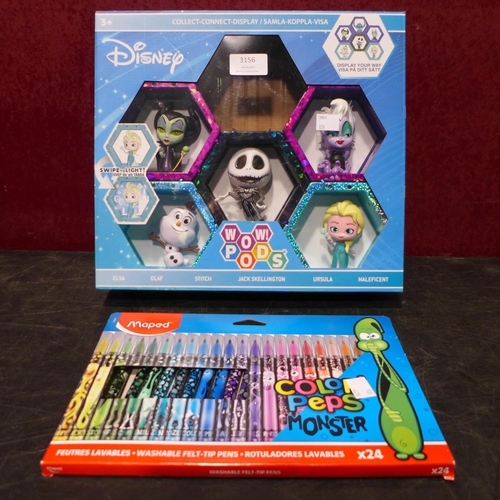 3156 - Maped Monster Colouring Pack And Disney Wow Pods  (326-242,446) This lot is subject to vat