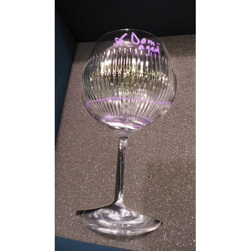 3168 - Waterford Journeys Gin Glasses - One Damaged (326-327) *This lot is subject to VAT