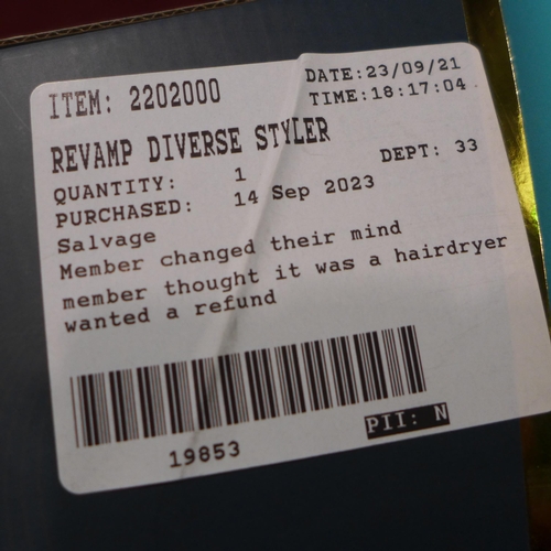 3171 - Revamp Diverse Styler - This lot requires a UK adaptor (326-146) *This lot is subject to VAT