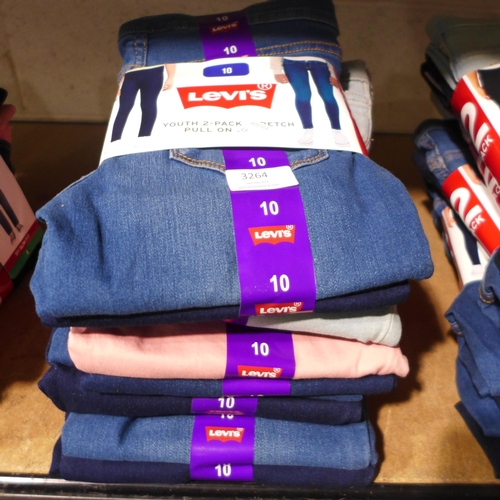 3264 - Assorted children's Levi Jeans - all UK age 10 * this lot is subject to VAT