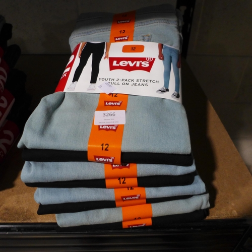 3266 - Assorted children's Levi Jeans - all UK age 12 * this lot is subject to VAT