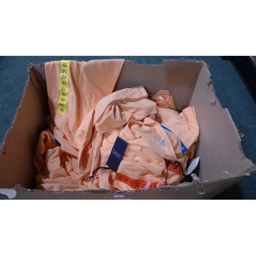 3220 - Quantity of women's Jack Wills Peach T-shirts - mixed size * this lot is subject to VAT