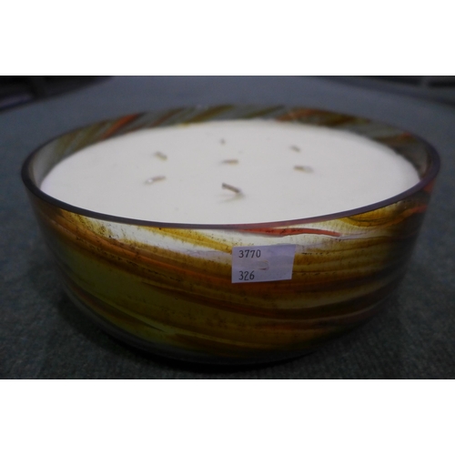 3384 - 2 Torc candles And large 7-wick Centre piece candle (326-495) This lot is subject to vat