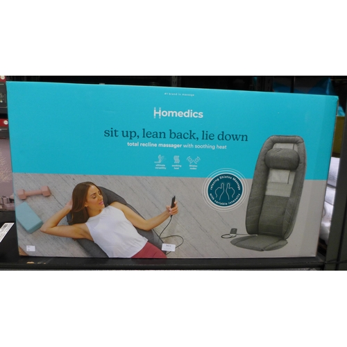 3411 - Homedics Back Massager - This lot requires a UK adaptor (326-459) This lot is subject to vat