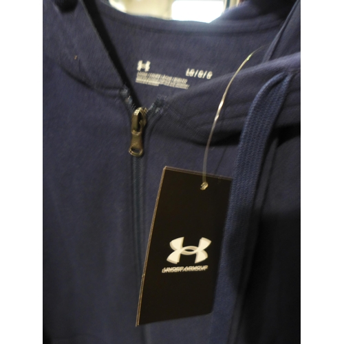 3433 - Four hoodies - Under Armour and Kirkland Signature - mixed colour and size (marked) * this lot is su... 