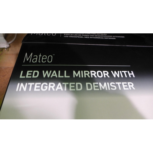 3455 - Artika Mateo Led Bathroom Mirror   - This lot requires a UK adaptor  (326-171) This lot is subject t... 