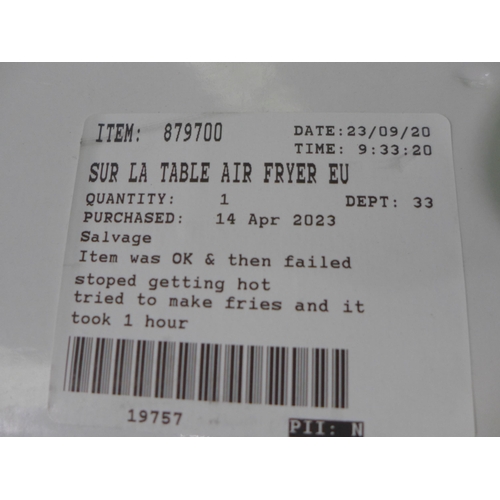 3467 - Sur La Table Double Air Fryer - This lot requires a UK adaptor, Original RRP £142 + VAT  (326-173) T... 