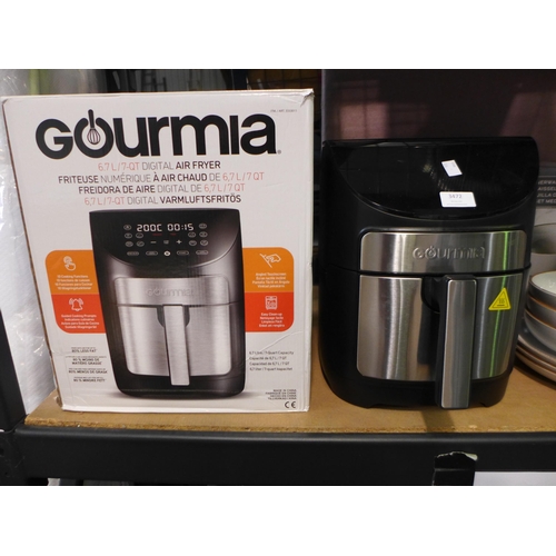 3472 - Gourmia Air Fryer 7Qt   - This lot requires a UK adaptor  (326-178) This lot is subject to vat