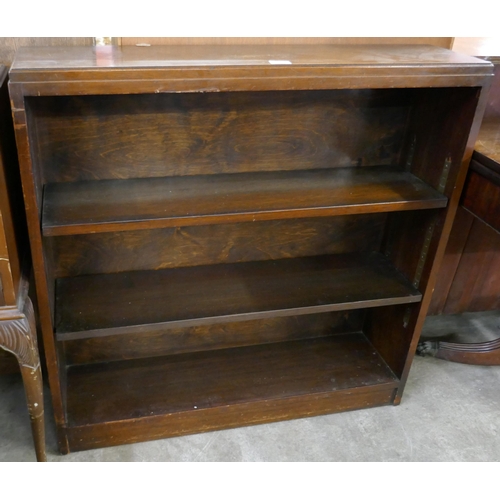 199A - A mahogany open bookcase