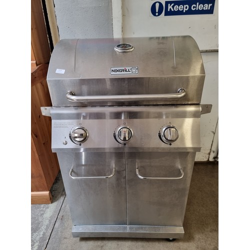 1614 - Nexgrill 3 Burner BBQ Gas Grill, Original RRP £291.66 + VAT (4202-24) *This lot is subject to VAT