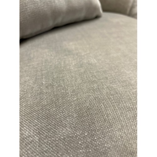 1413 - Grey velvet armchair