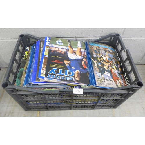 1031 - A large quantity of Leicester City football programmes **PLEASE NOTE THIS LOT IS NOT ELIGIBLE FOR IN... 