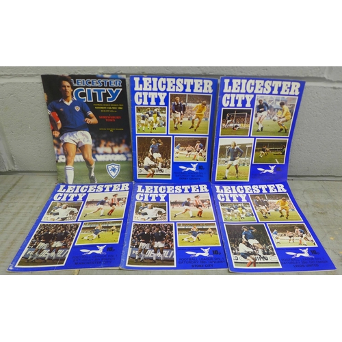 1031 - A large quantity of Leicester City football programmes **PLEASE NOTE THIS LOT IS NOT ELIGIBLE FOR IN... 