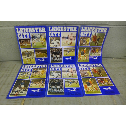 1031 - A large quantity of Leicester City football programmes **PLEASE NOTE THIS LOT IS NOT ELIGIBLE FOR IN... 