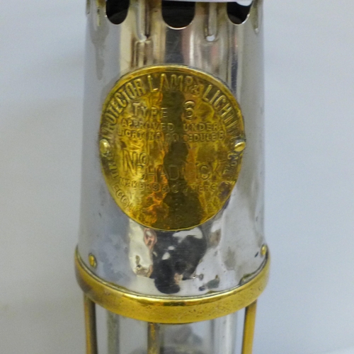 602 - A Protector Lamp & Lighting Co. Type 6 miner's lamp