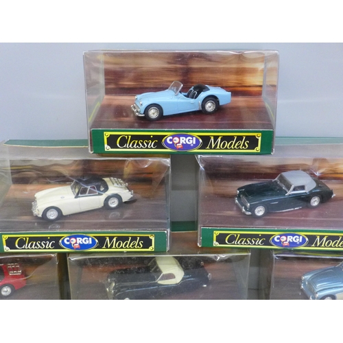 662 - Eight Corgi Classic die cast model vehicles, boxed