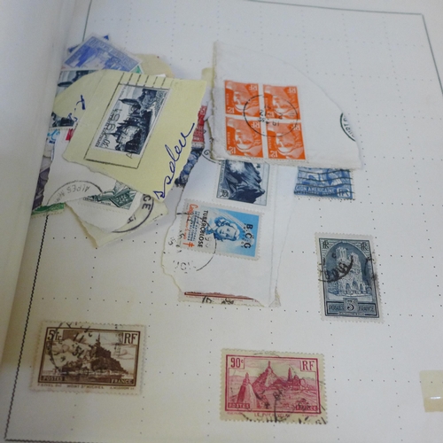 670 - A stamp album of world stamps