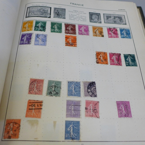 670 - A stamp album of world stamps