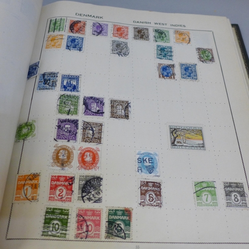 670 - A stamp album of world stamps