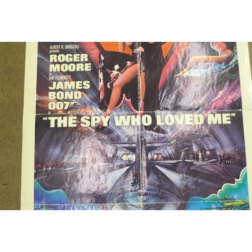 683 - A James Bond film poster, The Spy Who Loved Me, 114cm x 68cm