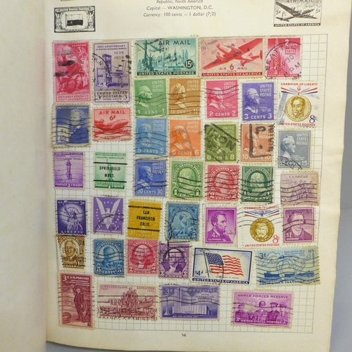 685 - Worldwide stamps collection in two albums