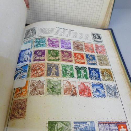 685 - Worldwide stamps collection in two albums