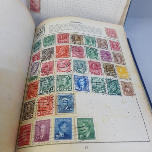 685 - Worldwide stamps collection in two albums