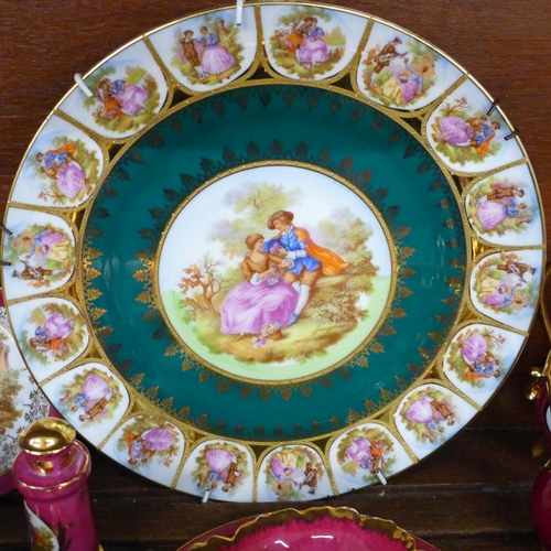 692 - A large collection of Limoges porcelain, approximately thirty pieces