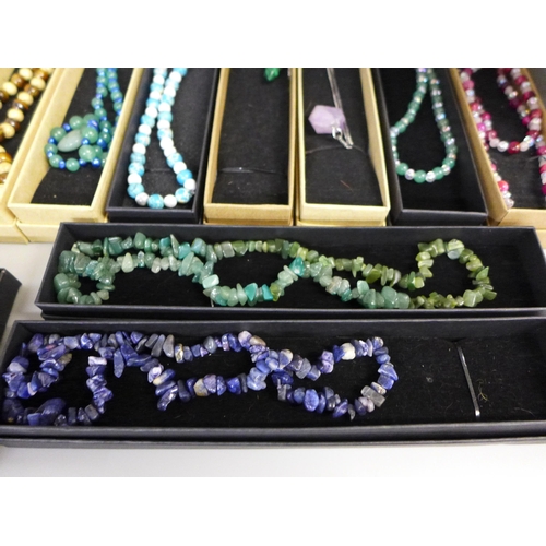 741 - Semi-precious stone jewellery