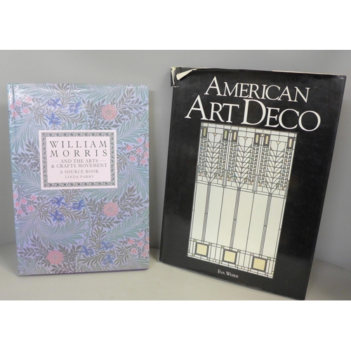 743 - A William Morris book and an American Art Deco book