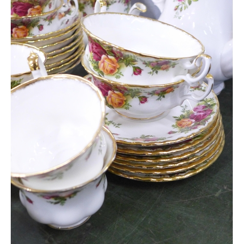 759 - Royal Albert Old Country Roses tea wares, cereal bowls, soup bowls, etc., 48 pieces **PLEASE NOTE TH... 