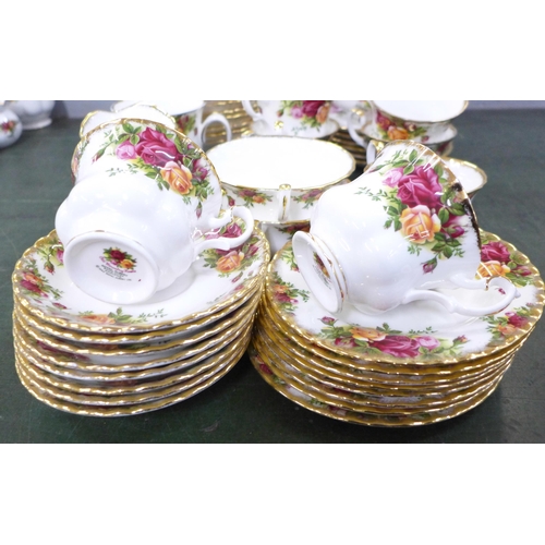 759 - Royal Albert Old Country Roses tea wares, cereal bowls, soup bowls, etc., 48 pieces **PLEASE NOTE TH... 