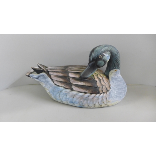 770 - A decoy wooden Canada goose