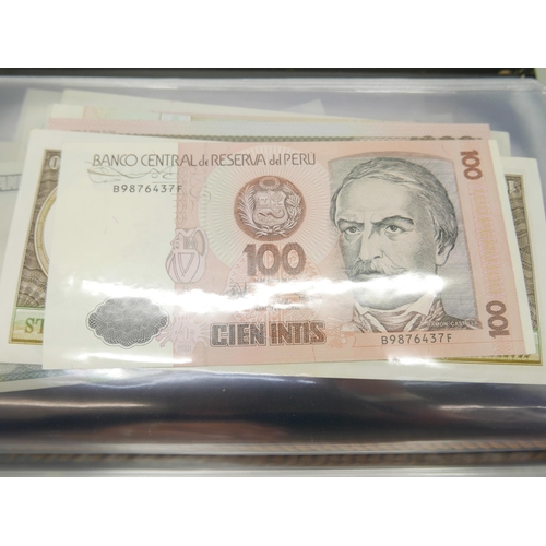 802 - An album of worldwide banknotes (50)