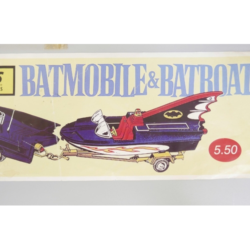 838 - Two promotional Corgi Toys banners