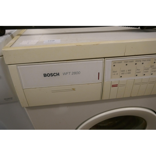 2158 - A Bosch WFT2800 washing machine