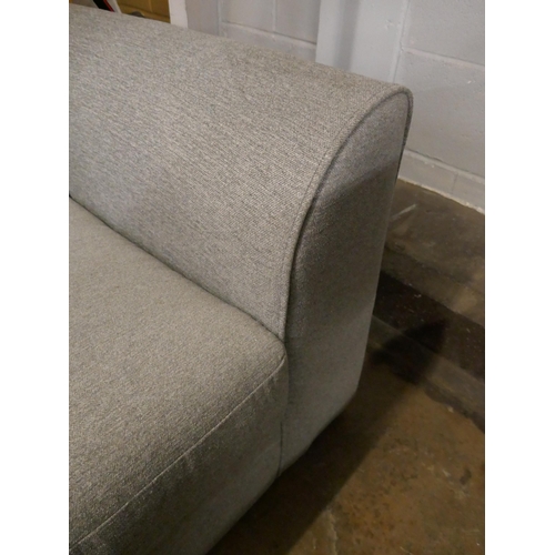 1462 - Grey upholstered two seater sofa